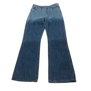 NWT LOIS V Denim 32x34 Ninette-v Tie Dye UVE flared blue jeans 90s Made in Spain